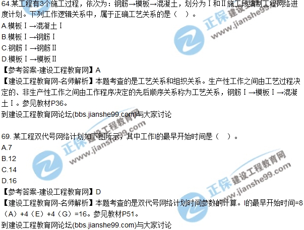 2017年監(jiān)理師質(zhì)量、投資、進(jìn)度控制試題及答案