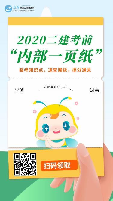今年的二建有救了！預測一頁紙沖刺100點，緊急提升！